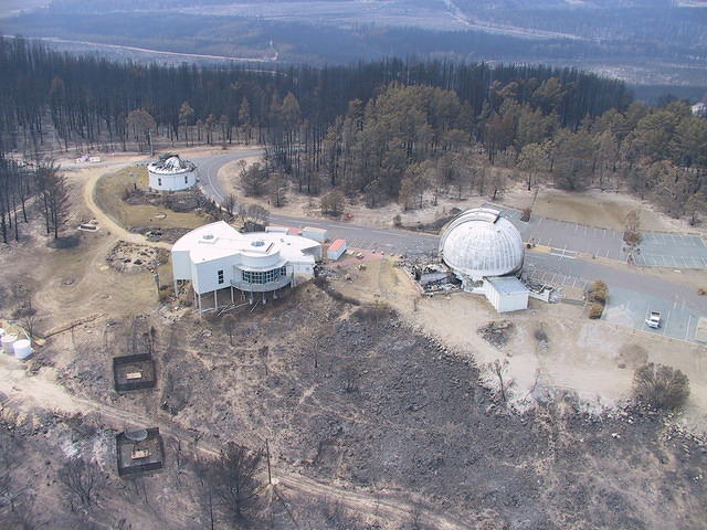 The Visitor's Centre and 74 inch telescope