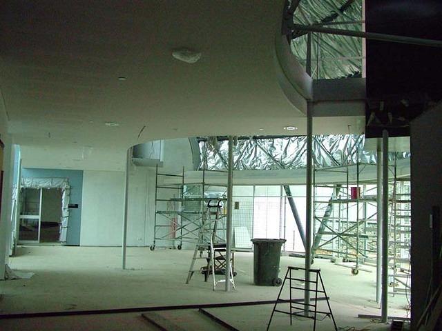 The tea room is almost finished 2 August 2006