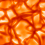 Surface intensity of a Solar simulation