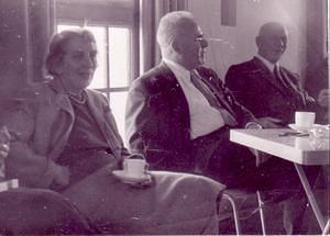 1958:  Drs. Priscilla Bok, Bart Bok (Director MSO), and Arthur Hogg (Deputy Director MSO)