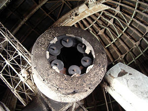 Damage to the 74" telescope