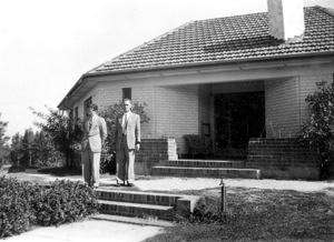 Walter Stibbs and Cla Allen, House 8 in the early 1950s
