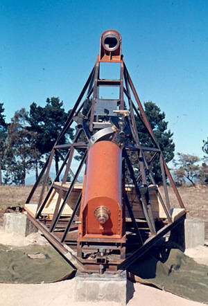 Polar telescope used for seeing measurements