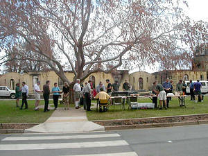 "Back at Stromlo" barbecue, March 2003