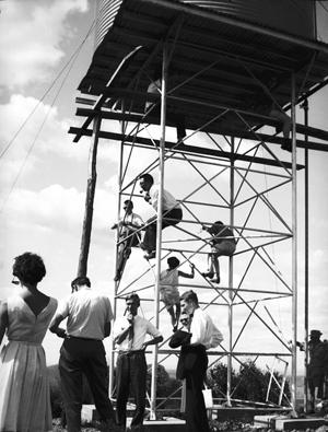 Vacation students at Siding Spring, 1964