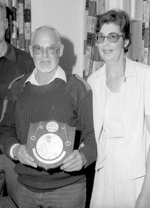 Neville Cunnyngham and wife, 1985