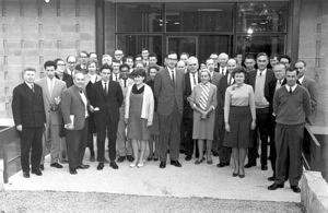 Staff and visitors, 1965