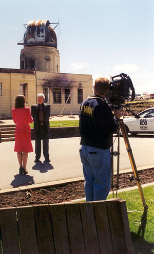 Don Faulkner is interviewed by WIN TV