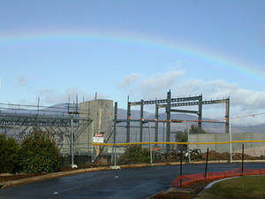 22 Aug 2005Clear-sky rainbow over the AITC frame.