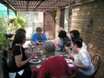 Lunch at Theo's
Larissa, Anne, Helen, Brian, Helen, Andrew, Danni, Theo