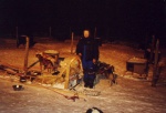One of the sled drivers - with sled