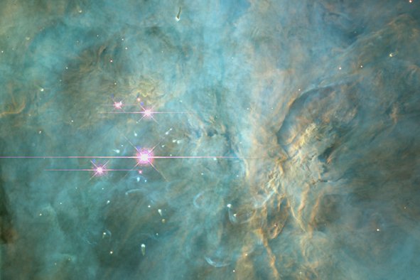 Orion Nebula by the Hubble Space Telescope