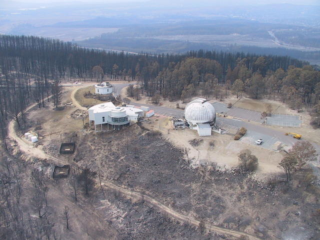 The Visitor's Centre and 74 inch telescope