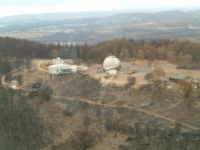 Devastation of the Yale-Columbia,74-inch and workshops, survival of the Visitors Centre
