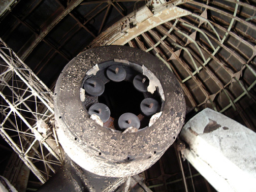 Damage to the 74" telescope