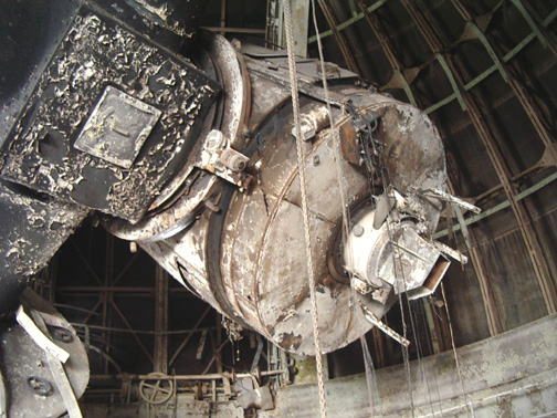 Damage to the 74" telescope