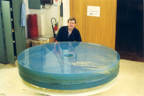 Andre with the 74" mirror