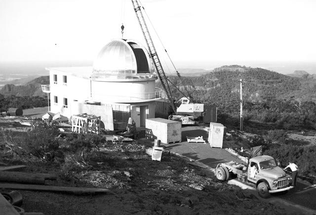 Construction of the 40" dome