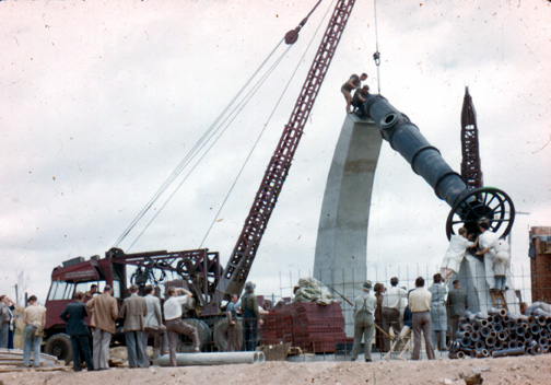 Installing the polar axis