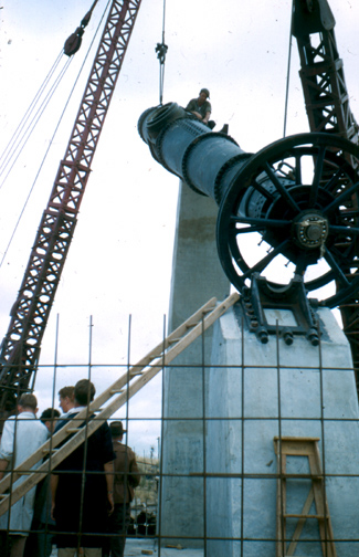 Installing the polar axis