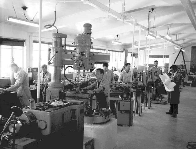 Mechanical workshop, 1980s