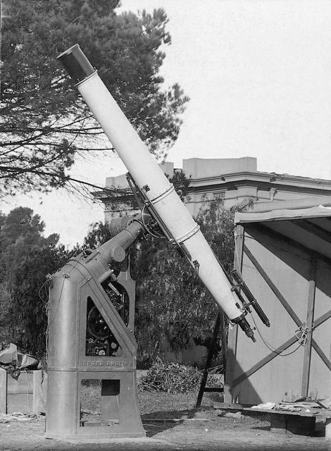 Oddie, erected at Melbourne observatory for testing before moving to Stromlo