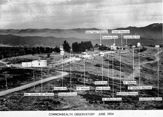 Mt Stromlo Observatory 1954