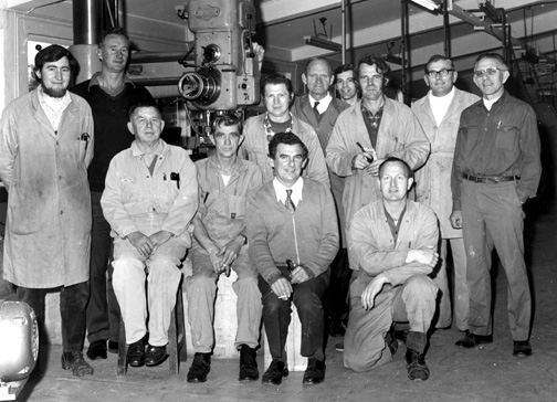 Workshop staff, 1983