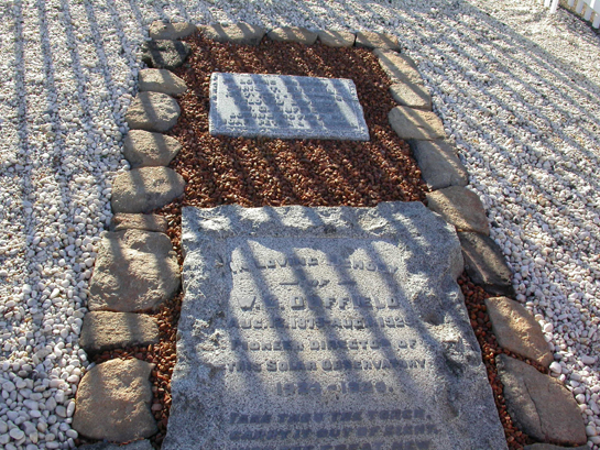 Repaired headstones