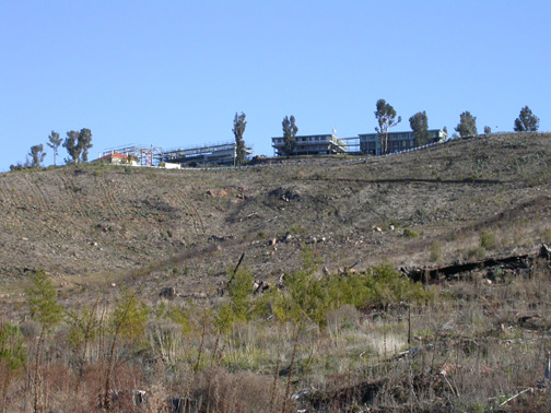 25 Aug 2005AITC framework is now quite visible from Weston Ck