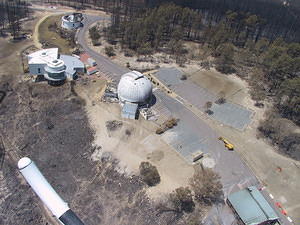 The 74inch telescope is in the middle