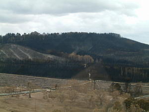 Stromlo post 18 Jan 2003 fires by Stephen Byron