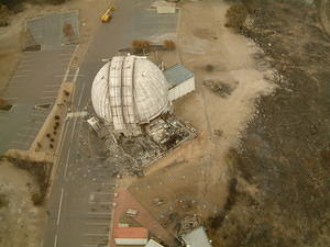 Devastation of the 74-inch (Grubb-Parsons) Reflector