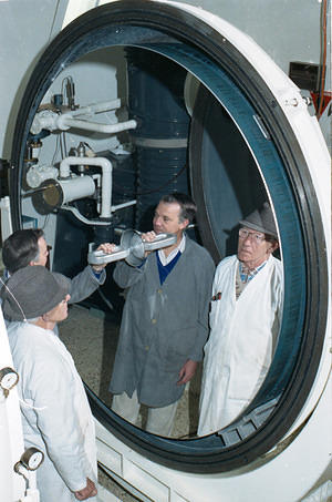 Aluminizing the 74" mirror