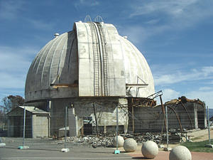 Damage to the dome