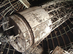 Damage to the 74" telescope