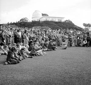 Crowd at the opening