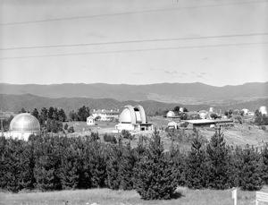 Mt Stromlo Observatory from the Oddie, 1958