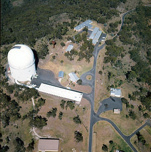 Aerial view of the AAT, 1976