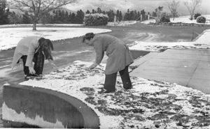 Snow at Mount Stromlo