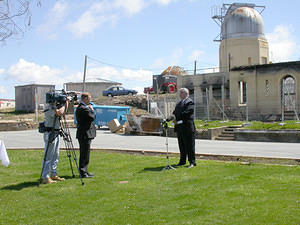 The Vice-Chancellor is interviewed by the ABC