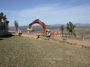 18 April 2005Realigning the road above AITC