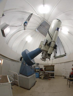 Siding Spring Observatory's 24 inch telescope (inside)