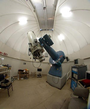Siding Spring Observatory's 24 inch telescope (inside)