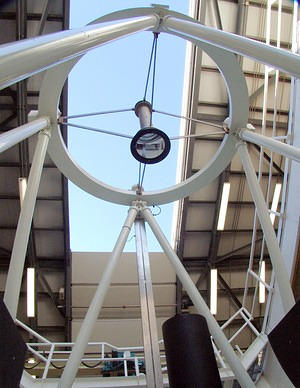 Siding Spring Observatory 2.3 m (looking up at the secondary mirror)