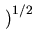 $\displaystyle \left.\vphantom{ \Omega_0 z + 1}\right)^{1/2}_{}$